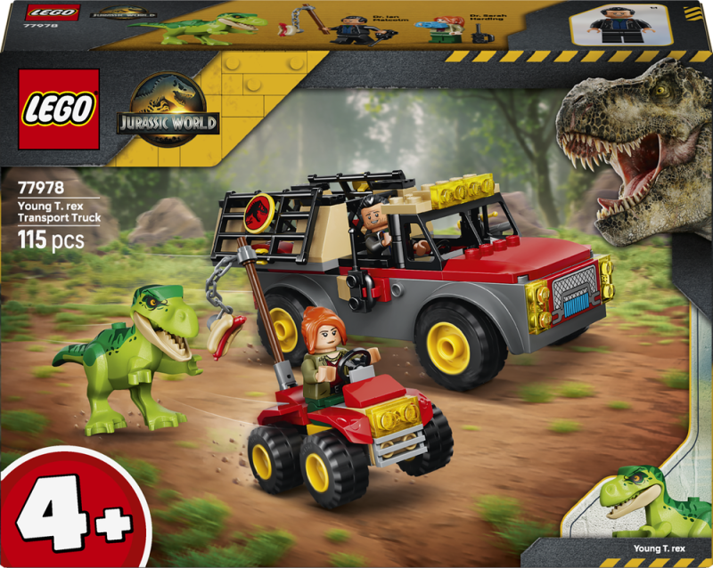 LEGO® Jurassic World 77978 Náklaďák na přepravu malého T-rexe