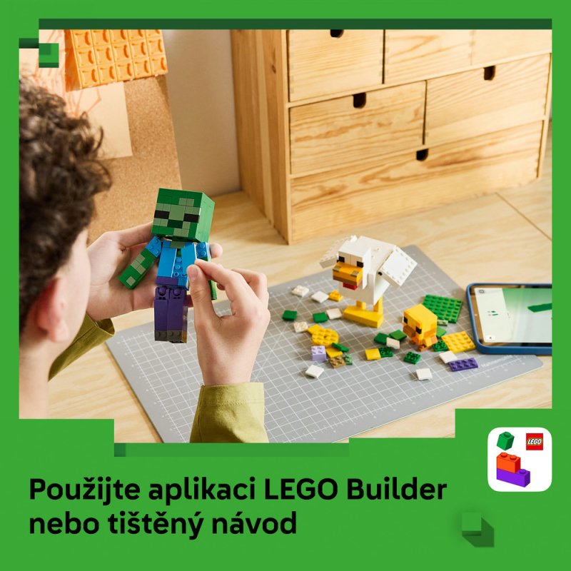 LEGO® Minecraft® 21582 Kuřecí žokej