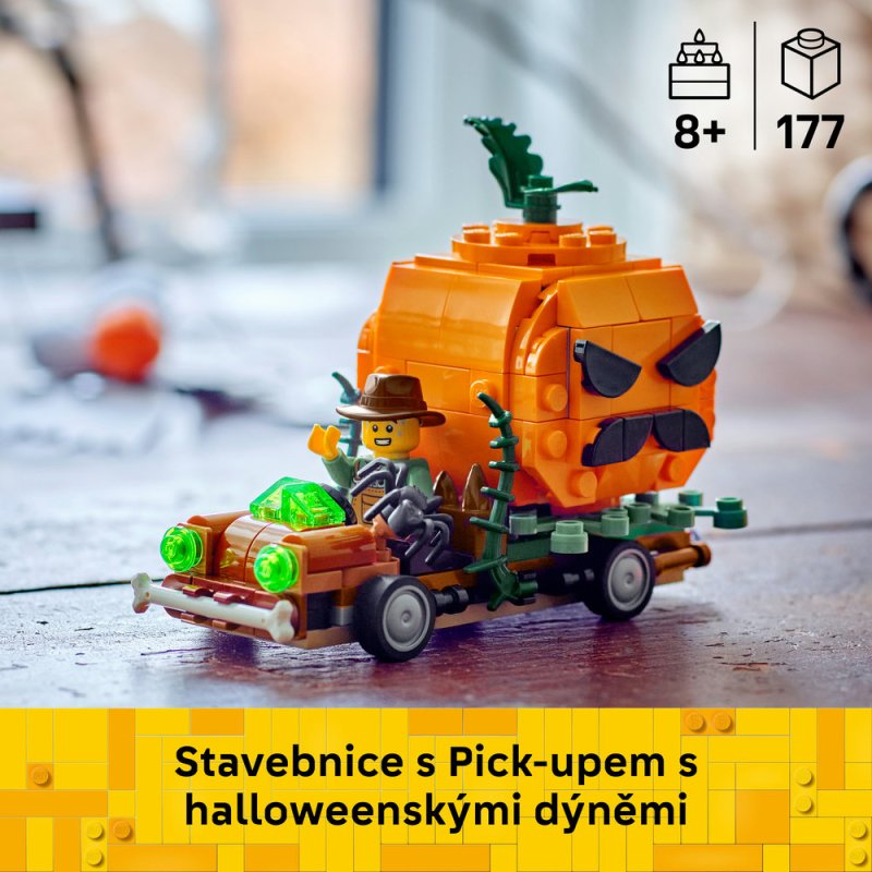 LEGO® 40822 Pick-up s halloweenskými dýněmi