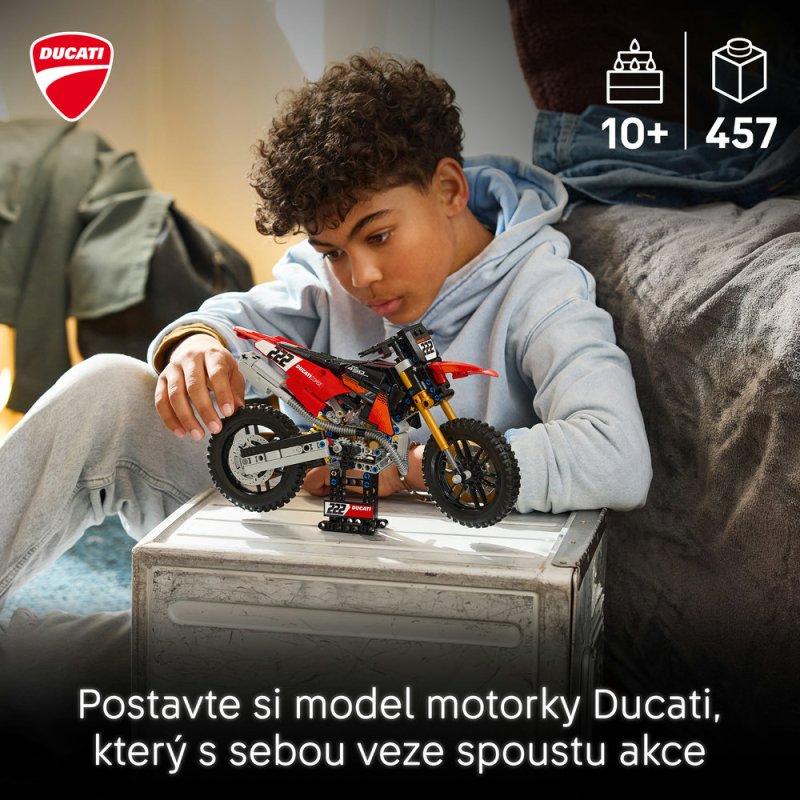 LEGO® Technic 42238 Motorka Ducati Desmo450 MX Factory