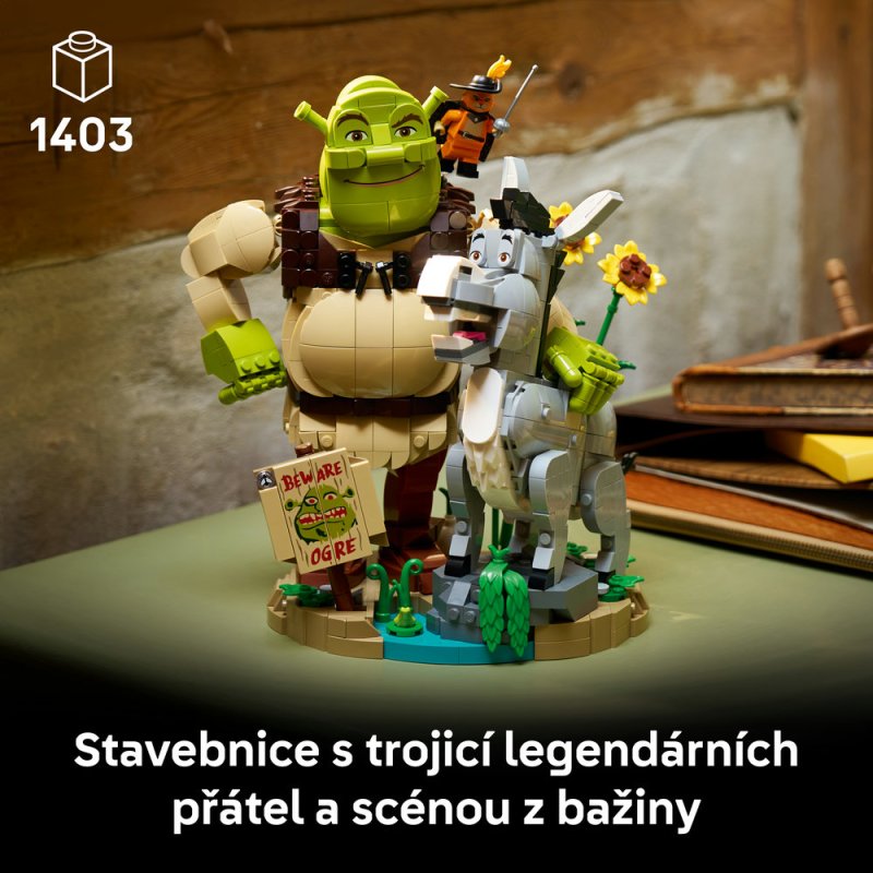 LEGO® Shrek 72423 Shrek, Oslík a Kocour v botách