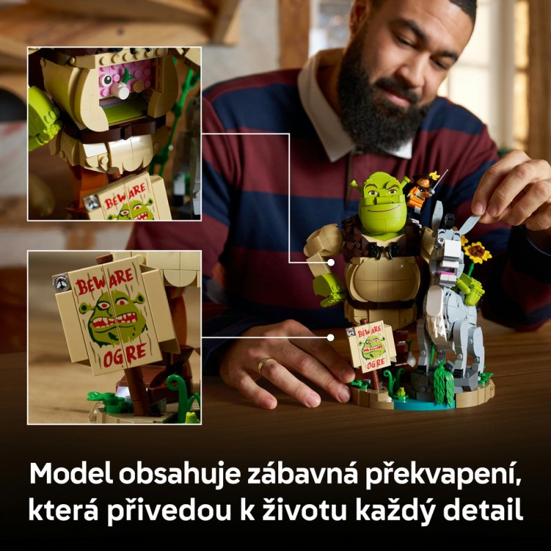 LEGO® Shrek 72423 Shrek, Oslík a Kocour v botách