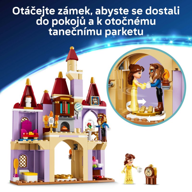 LEGO® │ Disney 43289 Kráska a zvíře: Začarovaný zámek