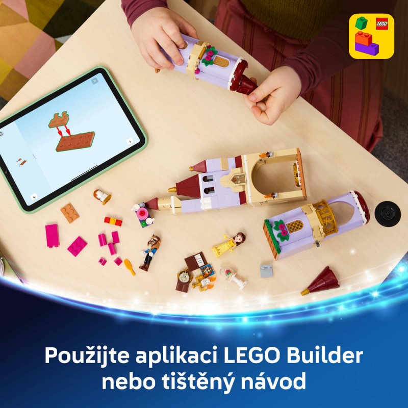 LEGO® │ Disney 43289 Kráska a zvíře: Začarovaný zámek