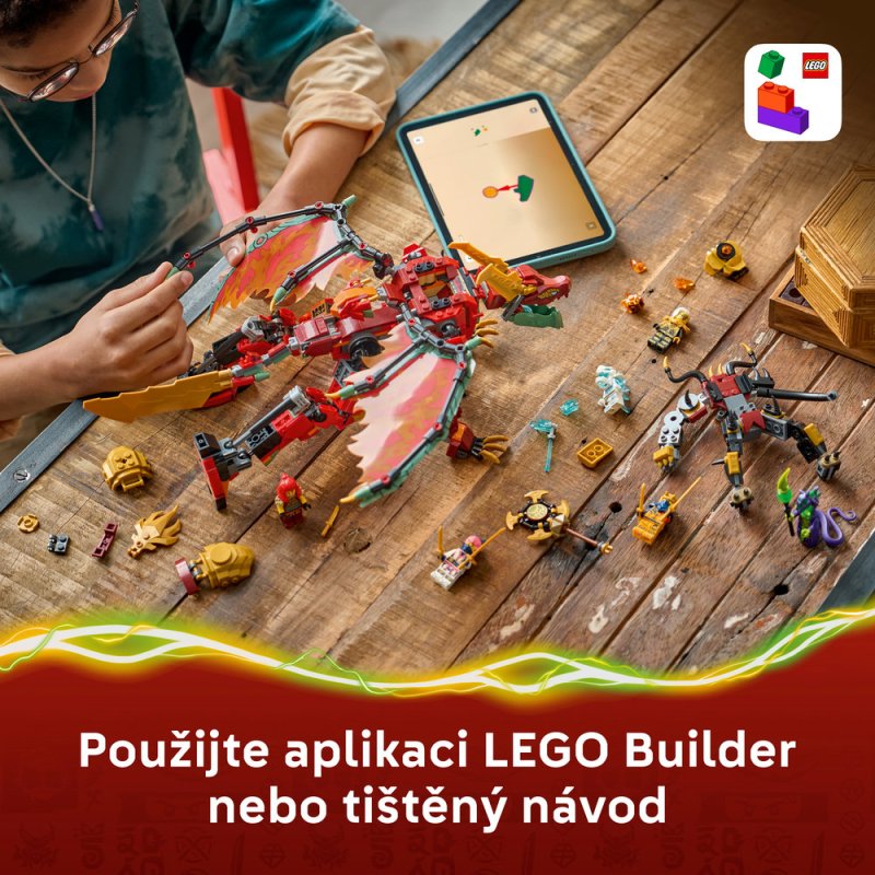 LEGO® NINJAGO® 71868 Wyldfyre a transformační dračí oblek