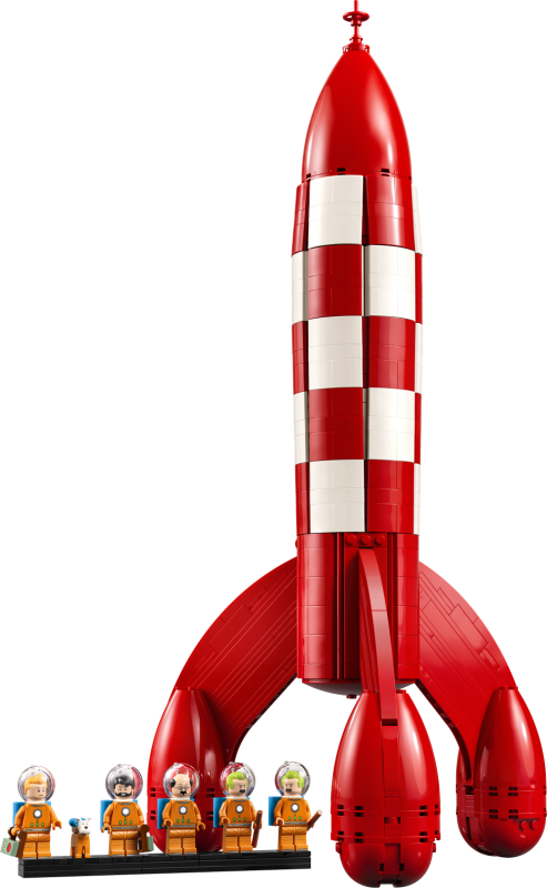 LEGO® Ideas 21367 Tintin® a raketa na Měsíc