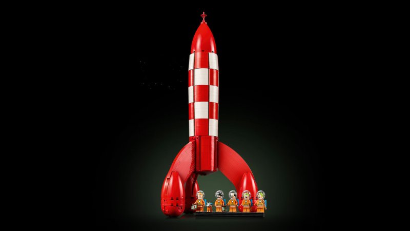 LEGO® Ideas 21367 Tintin® a raketa na Měsíc