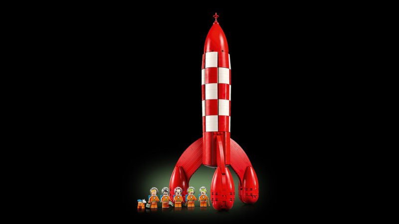LEGO® Ideas 21367 Tintin® a raketa na Měsíc