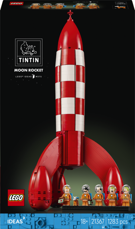 LEGO® Ideas 21367 Tintin® a raketa na Měsíc