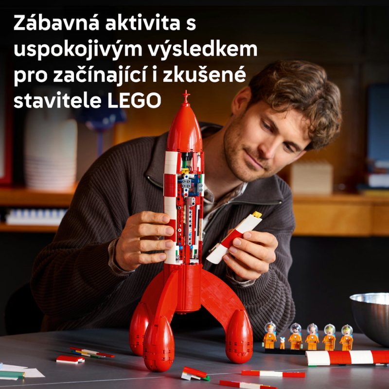 LEGO® Ideas 21367 Tintin® a raketa na Měsíc