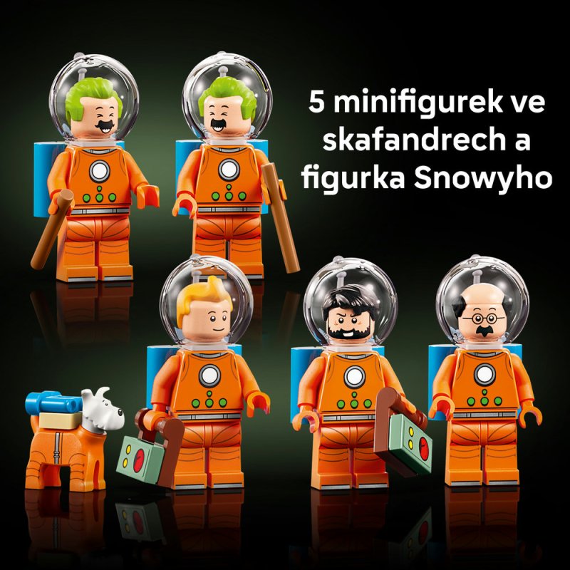 LEGO® Ideas 21367 Tintin® a raketa na Měsíc