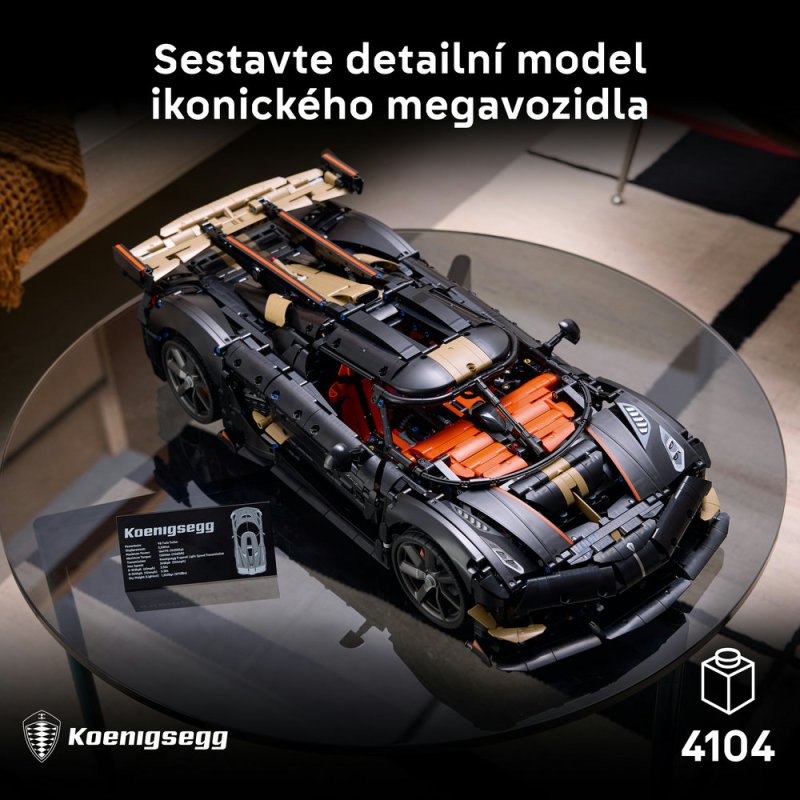 LEGO® Technic 42232 Megacar Koenigsegg Sadair's Spear