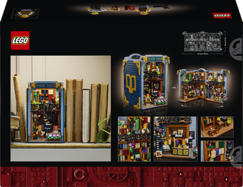 LEGO® Icons 11379 Knižní zarážka: Knihkupectví