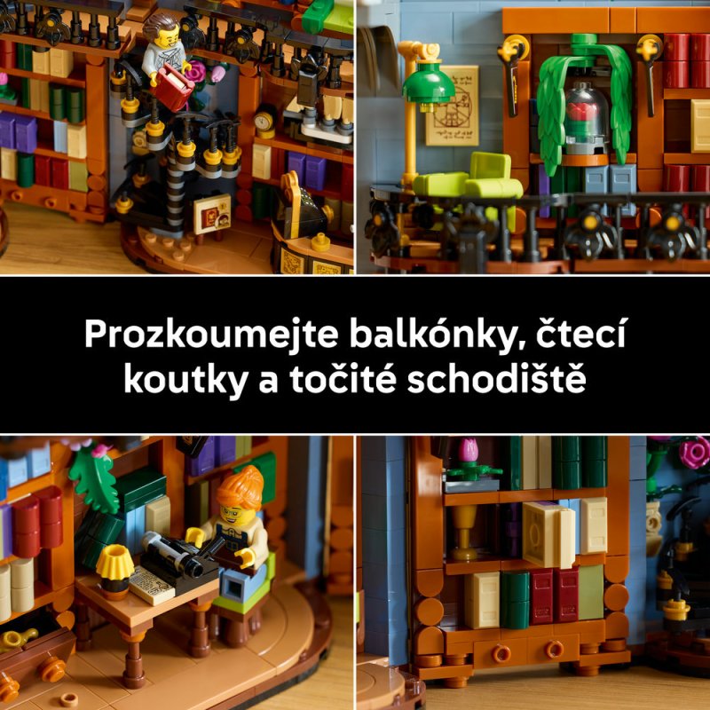 LEGO® Icons 11379 Knižní zarážka: Knihkupectví