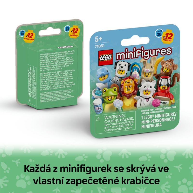 LEGO® Minifigurky 71051 28. série – zvířata