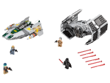 LEGO Star Wars™ Vaderova stíhačka TIE Advanced vs. stíhačka A-Wing 75150