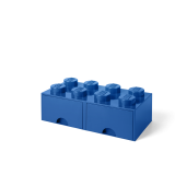 LEGO® úložný box 8 s šuplíky modrá