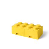 LEGO® úložný box 8 s šuplíky žlutý