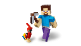 LEGO Minecraft velká figurka: Steve s papouškem 21148