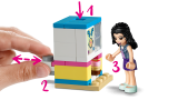 LEGO Friends Olivia a kavárna s dortíky 41366