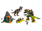 LEGO Jurassic World T. rex vs. Dinorobot 75938