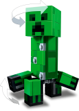 LEGO Minecraft Velká figurka: Creeper™ a Ocelot 21156