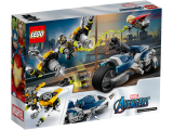 LEGO Avengers Zběsilý útok na motorce 76142