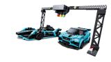 LEGO Speed Champions Formula E Panasonic Jaguar Racing GEN2 car & Jaguar I-PACE eTROPHY 76898