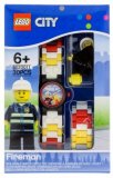 LEGO City Fireman (Hasič) - hodinky s minifigurkou 8020011