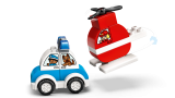 LEGO® DUPLO® 10957 Hasičský vrtulník a policejní auto