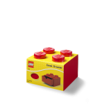 LEGO® stolní box 4 se zásuvkou - červená