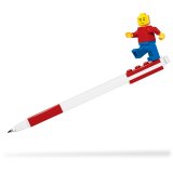 LEGO® Gelové pero s minifigurkou, červené - 1 ks