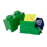 LEGO® úložný box 2 tmavě zelená