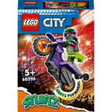 LEGO® City 60296 Kaskadérská wheelie motorka