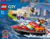 LEGO® City 60373 Hasičská záchranná loď a člun