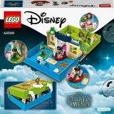 LEGO® │ Disney 43220 Petr Pan a Wendy a jejich pohádková kniha dobrodružství