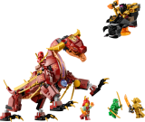 LEGO® NINJAGO® 71793 Heatwave a jeho transformační lávový drak