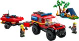 LEGO® City 60412 Hasičský vůz 4x4 a záchranný člun