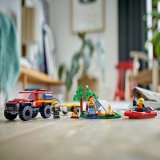 LEGO® City 60412 Hasičský vůz 4x4 a záchranný člun