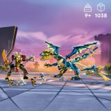 LEGO® NINJAGO® 71796 Živelný drak proti robotovi císařovny