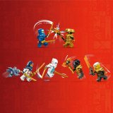 LEGO® NINJAGO® 71796 Živelný drak proti robotovi císařovny