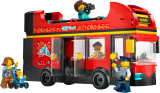 LEGO® City 60407 Červený dvoupodlažní vyhlídkový autobus