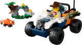LEGO® City 60424 Čtyřkolka na průzkum džungle – mise panda červená