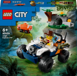 LEGO® City 60424 Čtyřkolka na průzkum džungle – mise panda červená