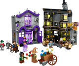 LEGO® Harry Potter™ 76439 Ollivanderův obchod a Obchod madame Malkinové