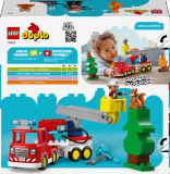 LEGO® DUPLO® 10473 Hasičské auto s hadicí a hasičem