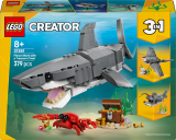 LEGO® Creator 3 v 1 31381 Divoký žralok a truhla s pokladem