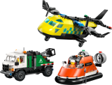 LEGO® City 60505 Remix: Letadlo, servisní vůz a vznášedlo