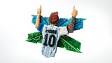 LEGO® Editions 43018 Lionel Messi – Okamžik vítězství